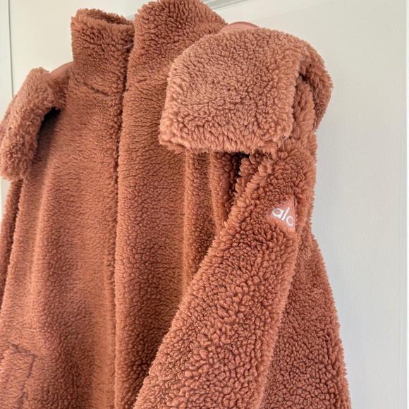 Alo Yoga Norte Sherpa Oversized Jacket Size Small - Picture 7 of 16